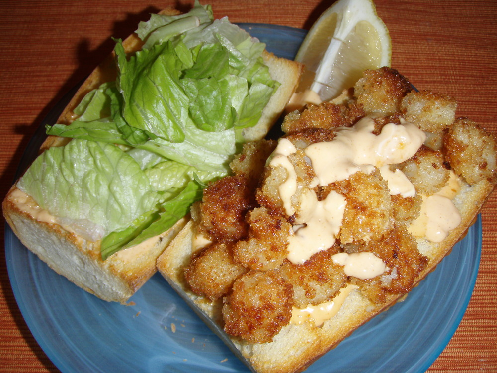 Spicy Scallop 'Po Boy with Spicy Remoulade 