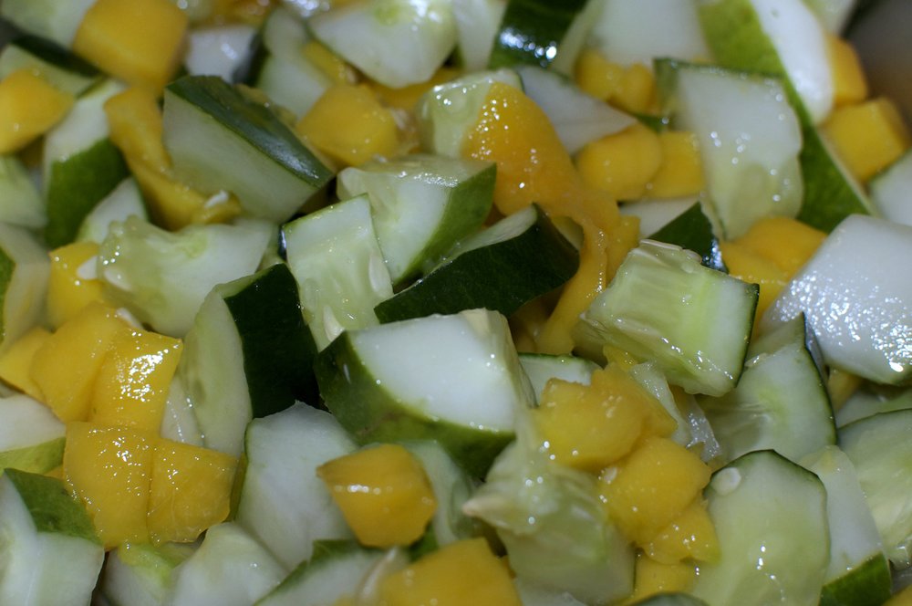 Mango Cucumber Salad