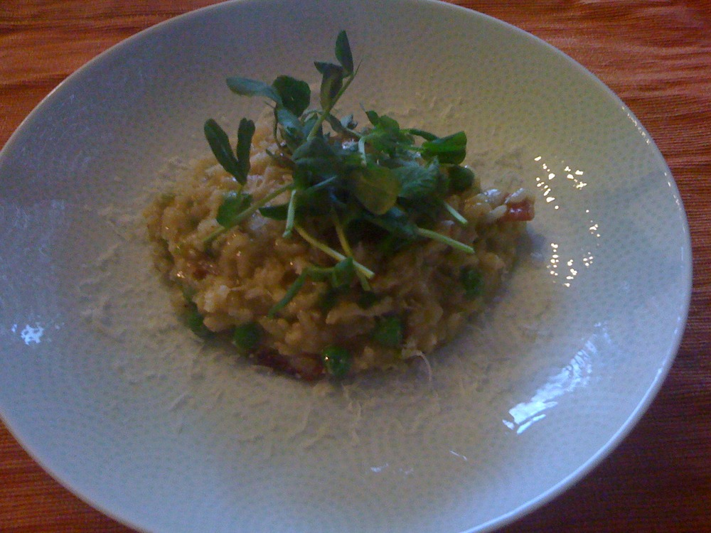 Pea And Bacon Risotto