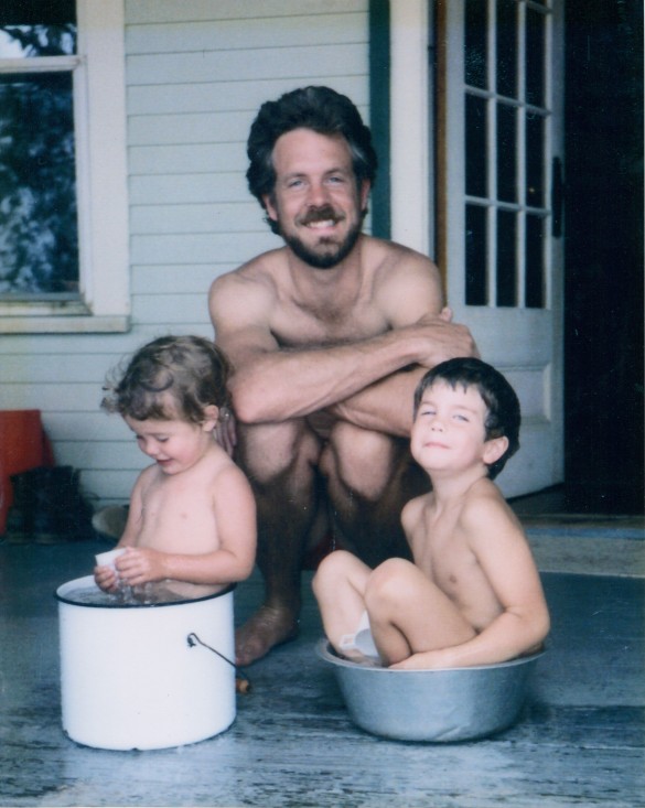 Dad, Erina, and Ben...circa 1980-something