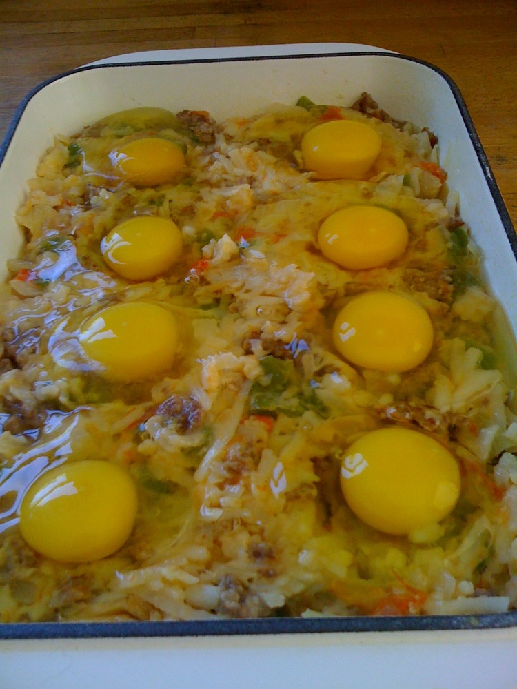 Neighborhood Loving: Turkey Sausage Egg Bake