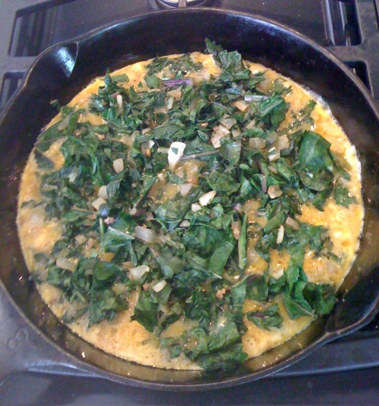 Saturday Musings Kale, Sausage, and Gruyere Frittata